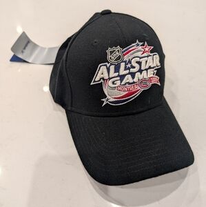 NWT Reebok Montreal Canadiens embroided 2009 Black NHL All-Star Game Cap